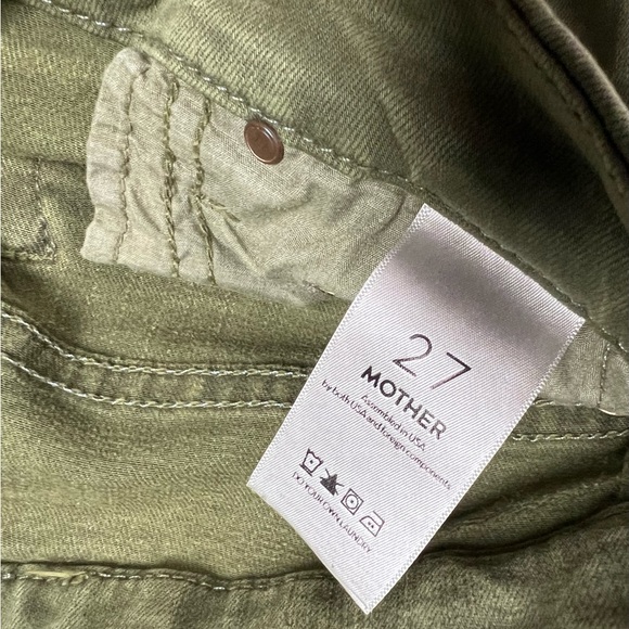 MOTHER High Waisted Looker Ankle Fray The First Move Pants- 27 - Picture 12 of 14